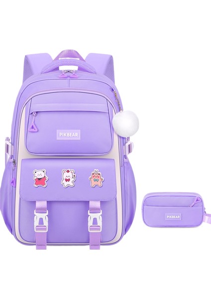 Karikatür Büyük Kapasiteli Öğrenci Okul Çantası (Yurt Dışından)