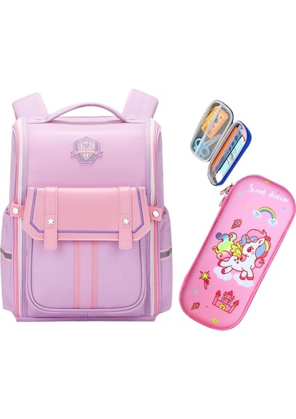 Karikatür Büyük Kapasiteli Öğrenci Okul Çantası (Yurt Dışından)