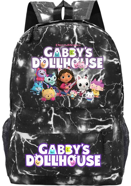 Çizgi Film Animasyonu Gaby'nin Bebek Evi Çevresel Baskı Gündelik Sırt Çantaları (Yurt Dışından)