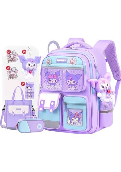 Büyük Kapasiteli Lamine Oxford Kumaş Öğrenci Okul Çantası (Yurt Dışından)