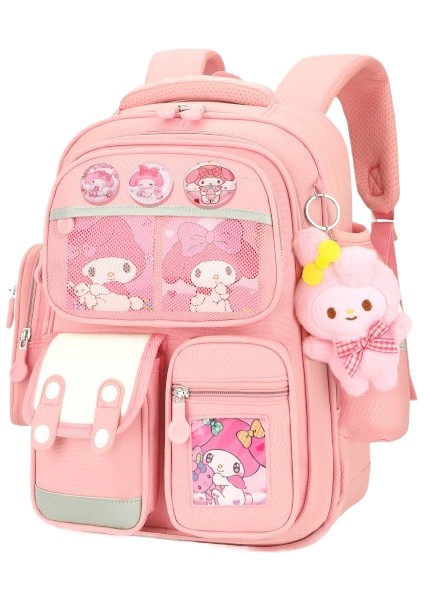 Karikatür Büyük Kapasiteli Öğrenci Okul Çantası (Yurt Dışından)