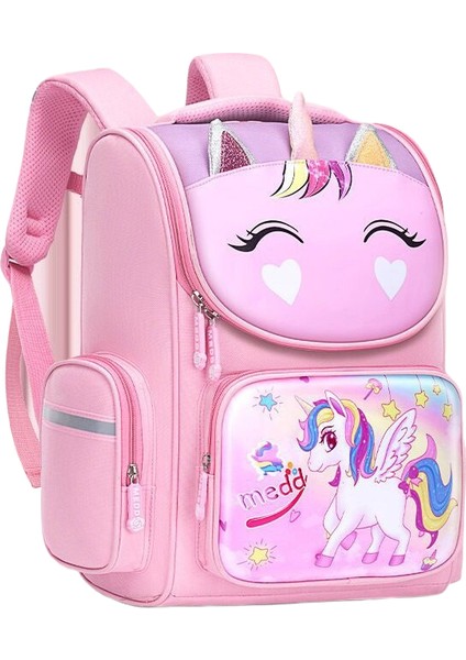 Karikatür Büyük Kapasiteli Öğrenci Okul Çantası (Yurt Dışından)