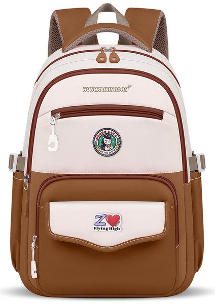 Yeni Okul Çantası Gençlik Naylon Moda Yüksek Değerli Çok Fonksiyonlu Omuz Çantası Erkekler ve Kadınlar Ilk ve Ortaokul Öğrencileri Büyük Kapasiteli Okul Çantası (Yurt Dışından)