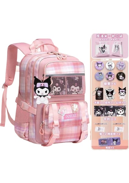 Büyük Kapasiteli Karikatür Öğrenci Okul Çantası (Yurt Dışından)