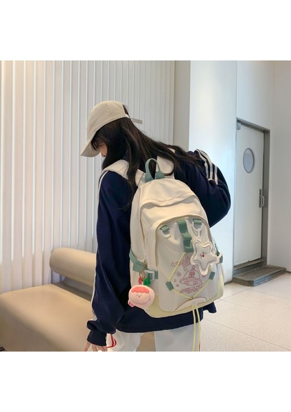 Okul Sezonu Malzemeleri Üniversite Stili Gezegen Ev Yapımı Kolye Ortaokul Lise Üniversite Öğrencileri Omuz Çantaları Büyük Kapasiteli Öğrenci Sırt Çantaları (Yurt Dışından)