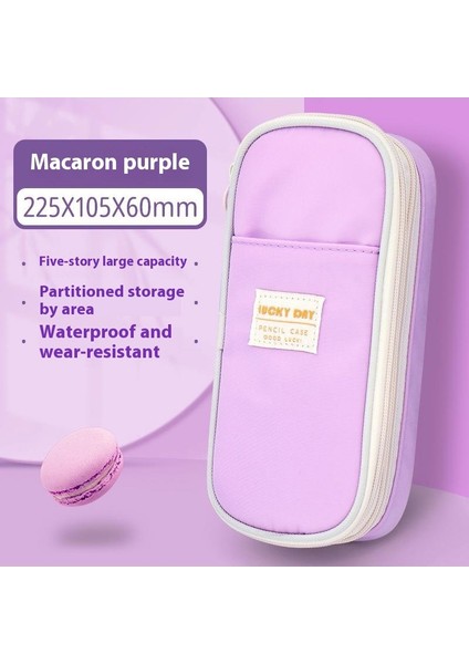 Ortaokul ve Lise Öğrencileri Kalem Çantası Basit Kırtasiye Kutusu (Yurt Dışından)