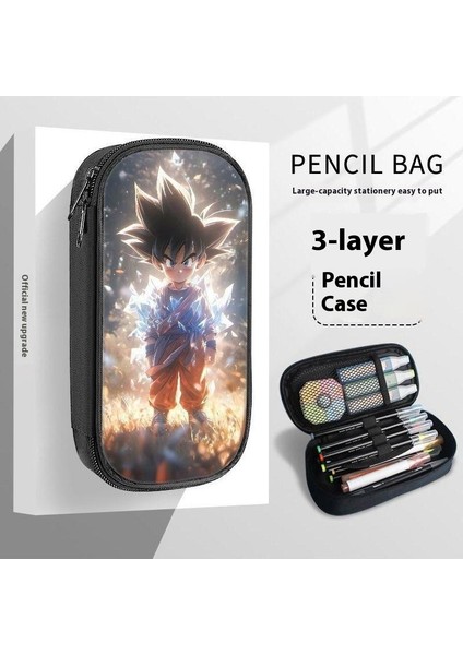 Okul Sezonu Yedi Ejderha Topu Kalem Çantası Goku Çevresel Kırtasiye Kutusu Kalem Çantası Ilkokul Öğrencileri Ortaokul Lise Öğrencileri Çok Fonksiyonlu Kalem Kutusu (Yurt Dışından)