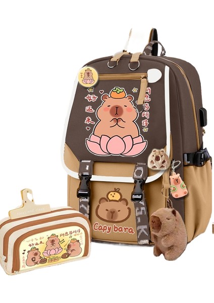 Yeni Büyük Kapasiteli Ultra Hafif Sevimli Öğrenci Okul Çantası (Yurt Dışından)