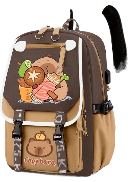 Yeni Büyük Kapasiteli Ultra Hafif Sevimli Öğrenci Okul Çantası (Yurt Dışından)