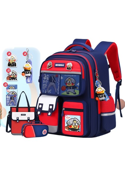 Büyük Kapasiteli Lamine Oxford Kumaş Öğrenci Okul Çantası (Yurt Dışından)