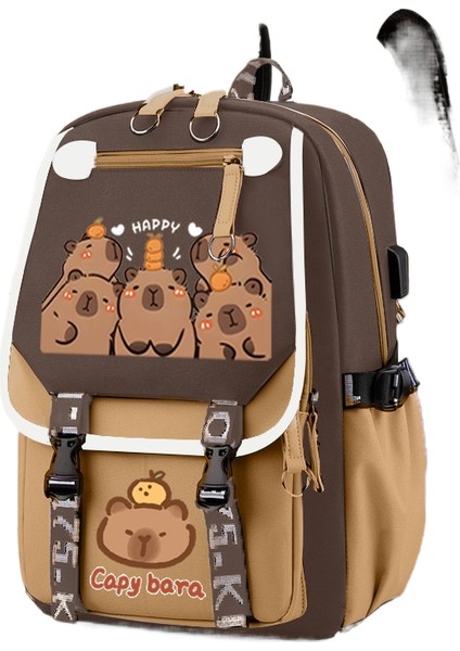 Yeni Büyük Kapasiteli Ultra Hafif Sevimli Öğrenci Okul Çantası (Yurt Dışından)