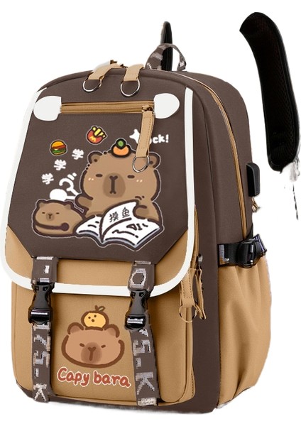 Yeni Büyük Kapasiteli Ultra Hafif Sevimli Öğrenci Okul Çantası (Yurt Dışından)