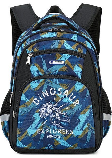 Ilkokul Öğrencileri Okul Çantası 3-6 Sınıflar Karikatür Sevimli Eğlence Omuz Çantası (Yurt Dışından)