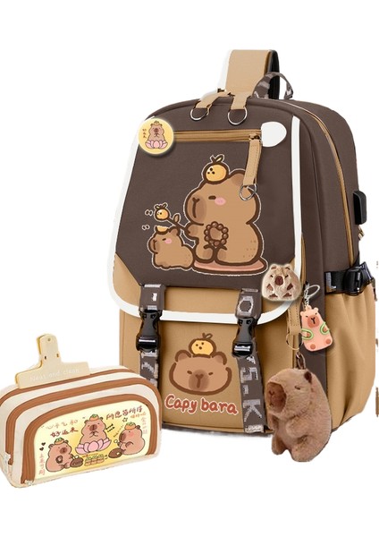 Yeni Büyük Kapasiteli Ultra Hafif Sevimli Öğrenci Okul Çantası (Yurt Dışından)