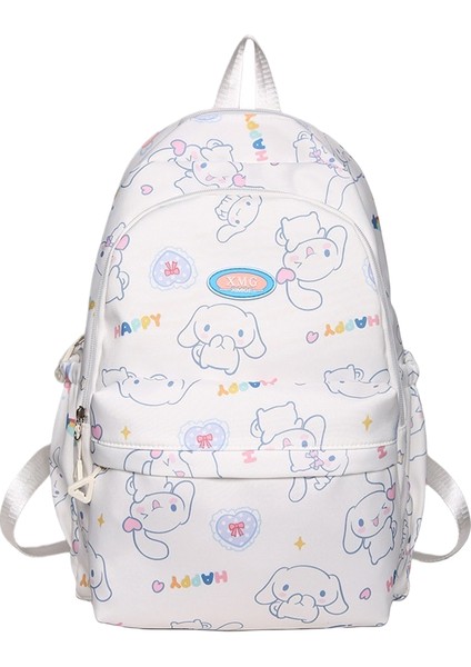 Kampüs Niş Basit Çok Yönlü Ortaokul ve Lise Öğrencileri Okul Çantası Büyük Kapasiteli Omuz Çantası (Yurt Dışından)