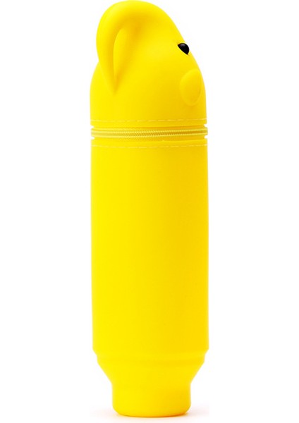 Öğrenciler Masaüstü Yaratıcı Sevimli Silikon Katlanır Kalemlik Kırtasiye Kutusu Basit Karikatür Büyük Kapasiteli Kalemlik Kalem Çantası (Yurt Dışından)