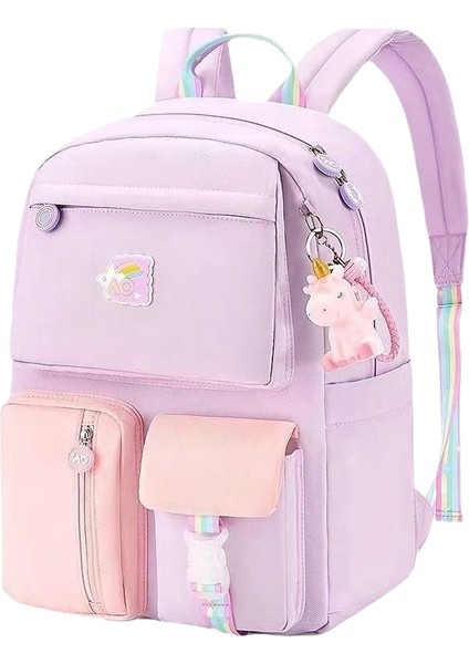 Büyük Kapasiteli Karikatür Öğrenci Okul Çantası (Yurt Dışından)