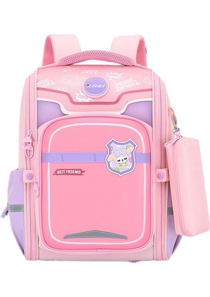 Büyük Kapasiteli Karikatür Öğrenci Okul Çantası (Yurt Dışından)
