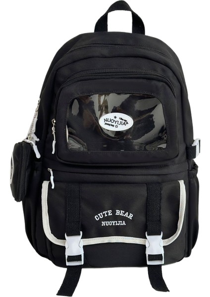 Büyük Kapasiteli Karikatür Öğrenci Okul Çantası (Yurt Dışından)