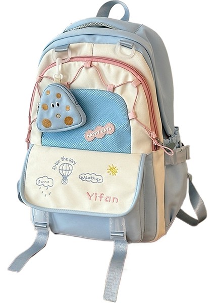 Yüksek Değerli Göz Ştırıcı Serin Karikatür Sevimli Omuz Çantası Öğrenci Okul Çantası Boş Zaman Çantası (Yurt Dışından)