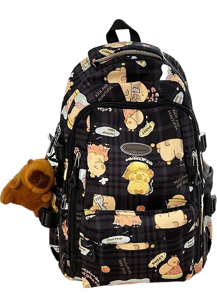 Yüksek Değerli Göz Ştırıcı Serin Karikatür Sevimli Omuz Çantası Öğrenci Okul Çantası Boş Zaman Çantası (Yurt Dışından)