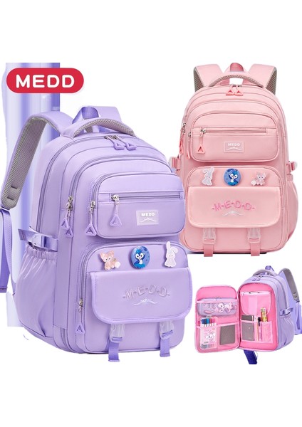 Büyük Kapasiteli Karikatür Öğrenci Okul Çantası (Yurt Dışından)