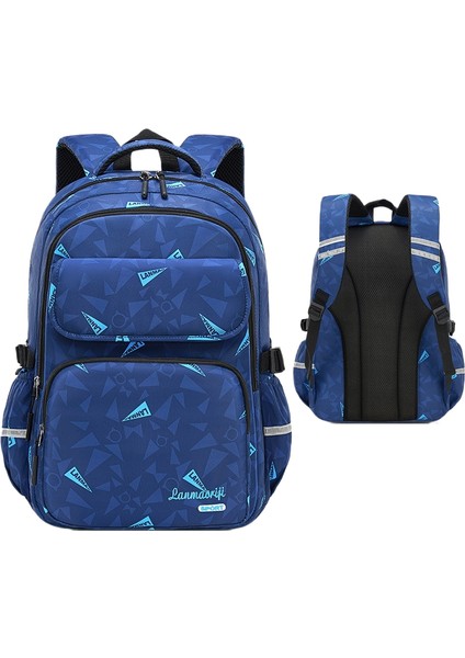 Büyük Kapasiteli Karikatür Öğrenci Okul Çantası (Yurt Dışından)