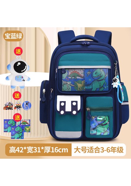 Kızlar Azaltılmış Yük Omurga Koruma Okul Çantası 1-6 Sınıflar Büyük Kapasiteli Çocuklar Karikatür (Yurt Dışından)