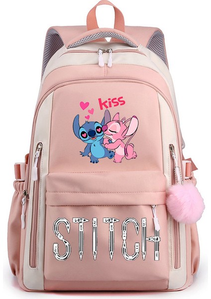 Yeni Yıldız Bebek Karikatür Baskı Rahat Omuz Çantası Ortaokul Lise Öğrencileri Büyük Kapasiteli Sırt Çantaları (Yurt Dışından)