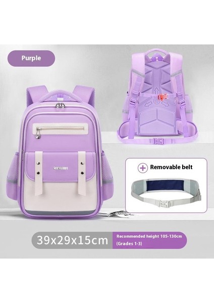 Yeni Bulut Çocuk Okul Çantası 1-3-6 Sınıflar Ilkokul Öğrencileri Okul Çantası Kız ve Erkek Çocuklar Yük Azaltma (Yurt Dışından)