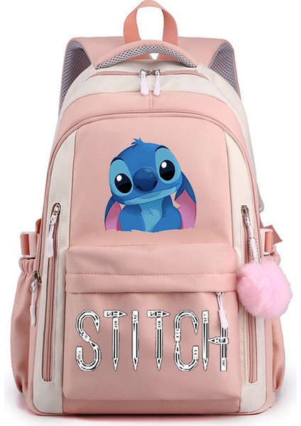 Yeni Yıldız Bebek Karikatür Baskı Rahat Omuz Çantası Ortaokul Lise Öğrencileri Büyük Kapasiteli Sırt Çantaları (Yurt Dışından)