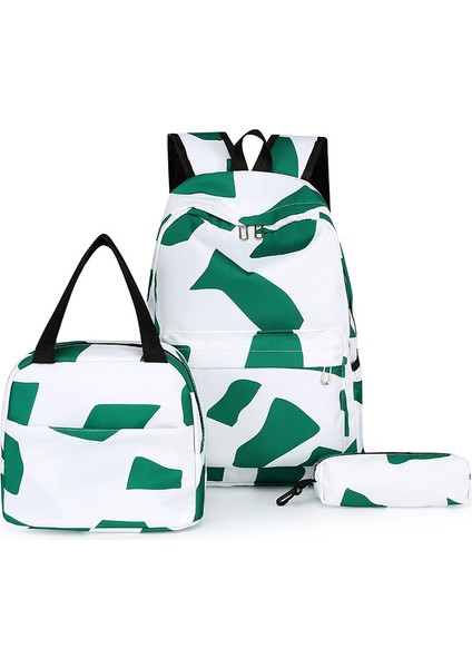 Üç Parçalı 3'ü 1 Arada Omuz Okul Çantası Öğle Yemeği Kutusu Kalem Çantası Okul Çantası (Yurt Dışından)