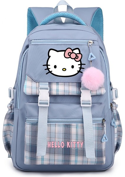 Kt Kedi Karikatür Etrafında Japon Sevimli Ilkokul Öğrencileri Ortaokul Lise Lise Büyük Kapasiteli Okul Çantası (Yurt Dışından)