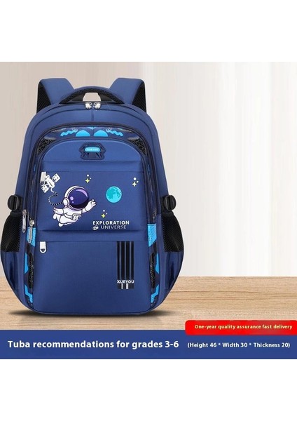 Okul Çantası Ilkokul Öğrencileri 1-3-9 Sınıflar Çocuklar Büyük Kapasite Yüksek Değer Ins Uzay Çocuk Omuz Çantası (Yurt Dışından)