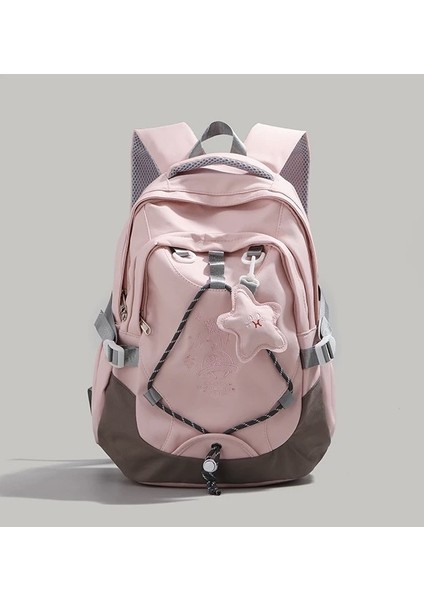 Okul Sezonu Malzemeleri Kolej Tarzı Gezegen Ev Yapımı Kolye Ortaokul Üniversite Öğrencileri Omuz Çantası Büyük Kapasiteli Öğrenci Sırt Çantaları (Yurt Dışından)