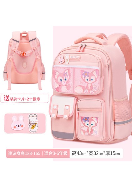 Yeni Ilkokul Öğrencileri Okul Çantası Çocuklar Oxford Kumaş Omuz Çantası Lamine Büyük Kapasiteli Erkek Su Geçirmez Kadın (Yurt Dışından)