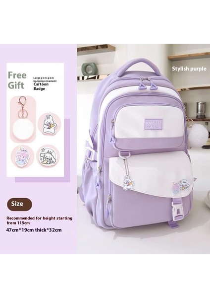 2025 Yeni Sevimli Eğlence Çocuk Ilkokul Çantası 3-6 Sınıflar Oxford Kumaş (Yurt Dışından)