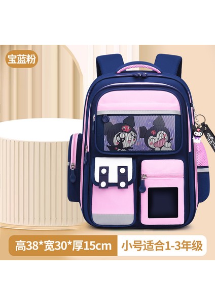 Kızlar Azaltılmış Yük Omurga Koruma Okul Çantası 1-6 Sınıflar Büyük Kapasiteli Çocuklar Karikatür (Yurt Dışından)