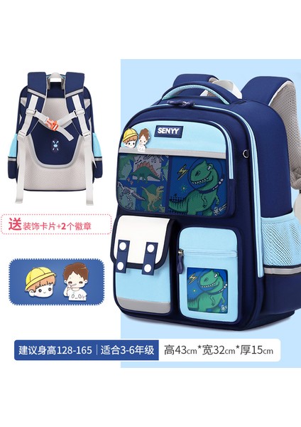 Yeni Ilkokul Öğrencileri Okul Çantası Çocuklar Oxford Kumaş Omuz Çantası Lamine Büyük Kapasiteli Erkek Su Geçirmez Kadın (Yurt Dışından)