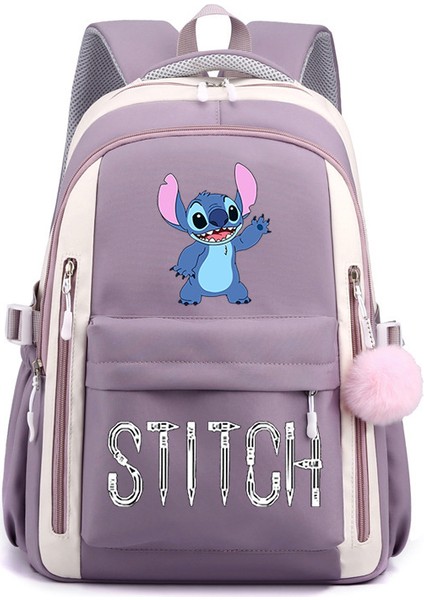 Yeni Yıldız Bebek Karikatür Baskı Rahat Omuz Çantası Ortaokul Lise Öğrencileri Büyük Kapasiteli Sırt Çantaları (Yurt Dışından)