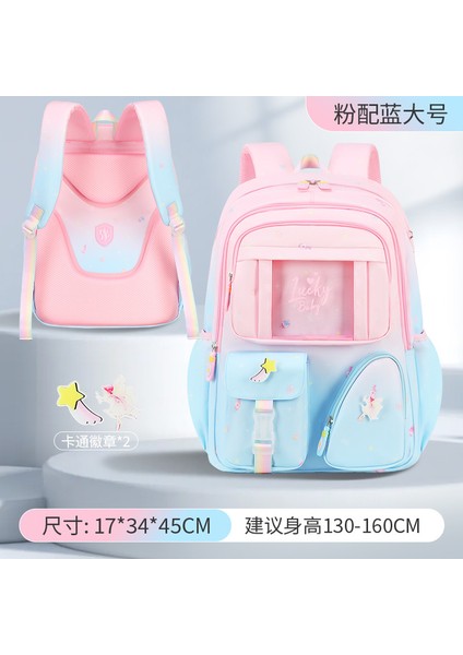 Çocuk Ilkokul Öğrencileri Okul Çantası Büyük Kapasiteli Yüksek Değerli Oxford Kumaş Omuz Çantası Kızlar Yeni (Yurt Dışından)