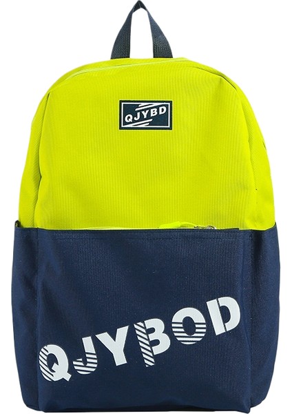 Kampüs Niş Basit Çok Yönlü Ortaokul ve Lise Öğrencileri Okul Çantası Büyük Kapasiteli Omuz Çantası (Yurt Dışından)