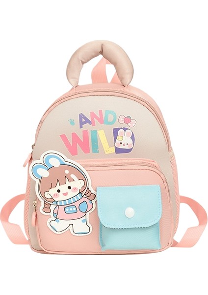 Omuz Çantası Eğlence Çocuk Çantası Eğlence Çizgi Film Sevimli Anaokulu Okul Çantası (Yurt Dışından)