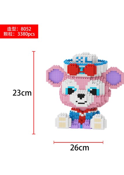6-12 Yaş Tandem Küçük Parçacıklar Yapı Taşı Oyuncaklar Çocuk Eğitici Puzzle Yapboz Süsler (Yurt Dışından)