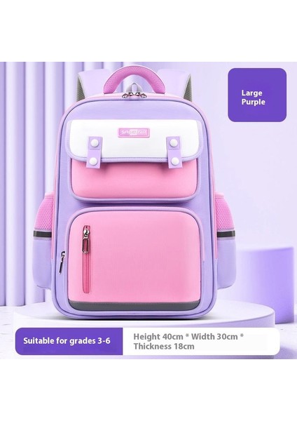 1-3-6 Sınıf Ilkokul Çocukları Çocuk Omurga Koruması Ingiliz Tarzı Okul Çantası (Yurt Dışından)