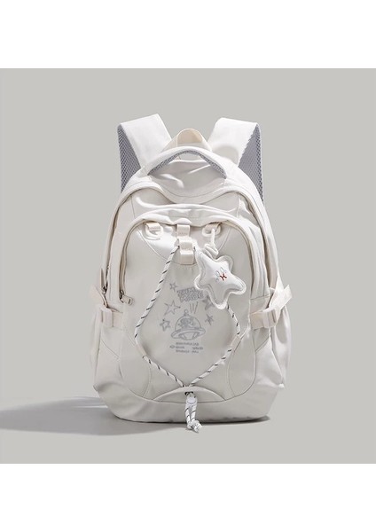 Okul Sezonu Malzemeleri Kolej Tarzı Gezegen Ev Yapımı Kolye Ortaokul Üniversite Öğrencileri Omuz Çantası Büyük Kapasiteli Öğrenci Sırt Çantaları (Yurt Dışından)