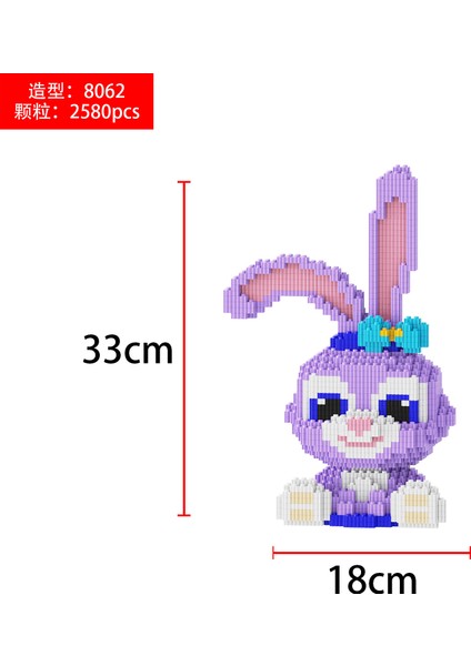 6-12 Yaş Tandem Küçük Parçacıklar Yapı Taşı Oyuncaklar Çocuk Eğitici Puzzle Yapboz Süsler (Yurt Dışından)