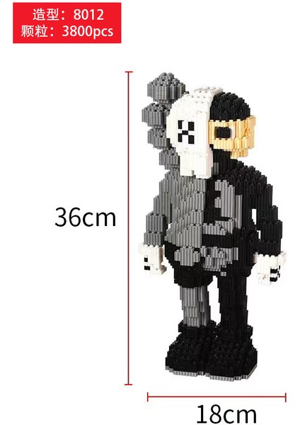6-12 Yaş Tandem Küçük Parçacıklar Yapı Taşı Oyuncaklar Çocuk Eğitici Puzzle Yapboz Süsler (Yurt Dışından)