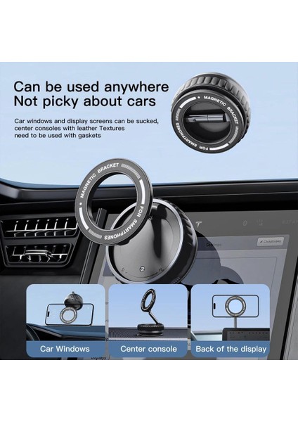 GA40 Mag-Safe Ultra Sağlam Vakumlu Mini Araç Telefon Tutucu Ev Spor Salonu Fayans Ayna modelleri