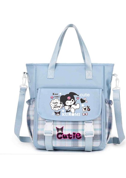 Çapraz Askılı Çanta Öğrenciler Sınıf Yükleme Kitapları Tote Büyük Çanta Omuz Makyaj Çantası Sevimli Karikatür Baskı Çapraz Askılı Çanta (Yurt Dışından)